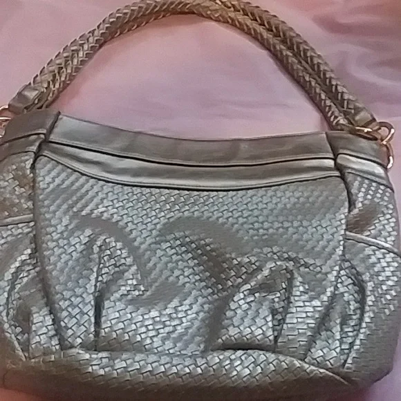 Miche demi base  golden bronze shell leopard shell long crossbody strap+braided - Picture 4 of 16